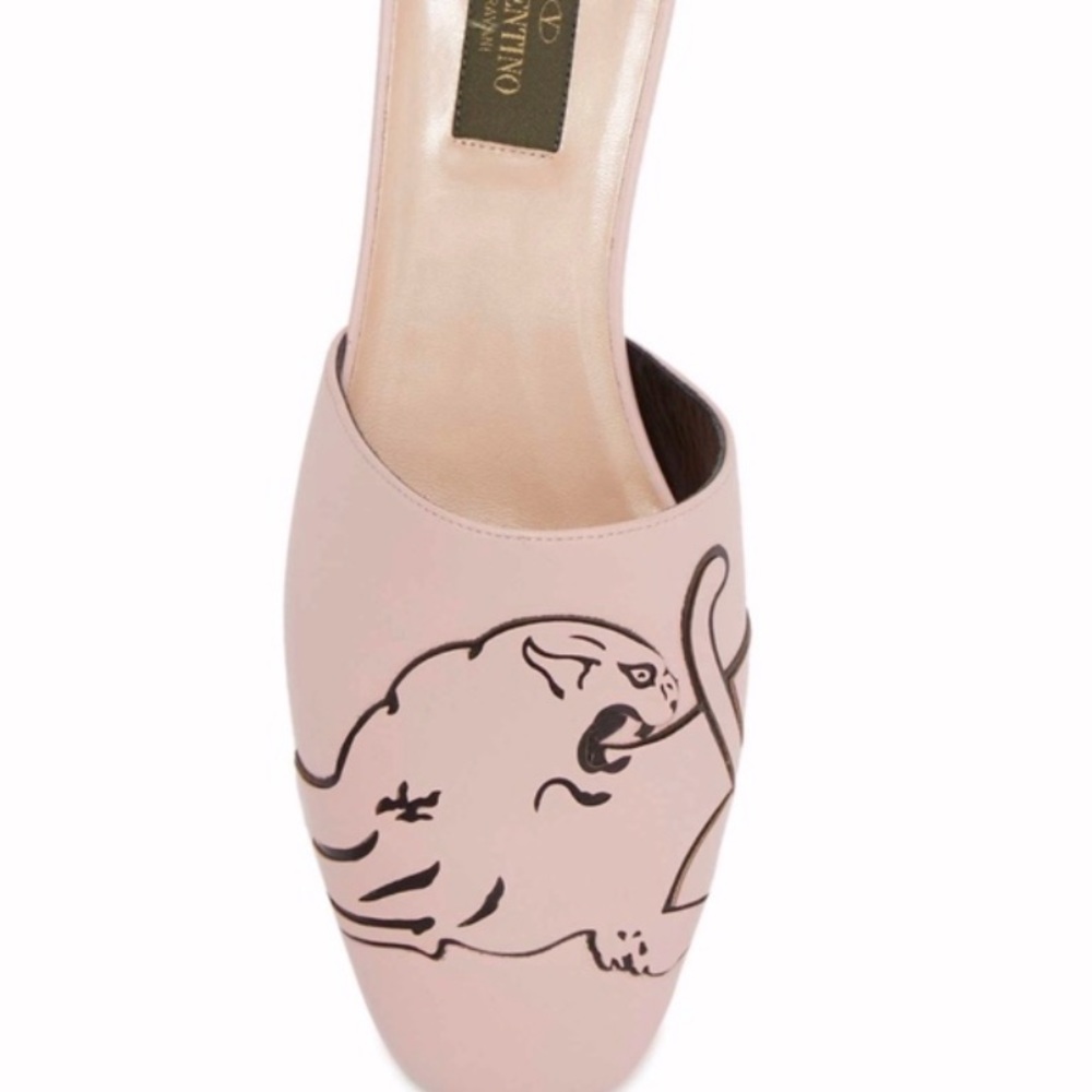 HP🌟 Valentino panther block mule 9 - Picture 5 of 7